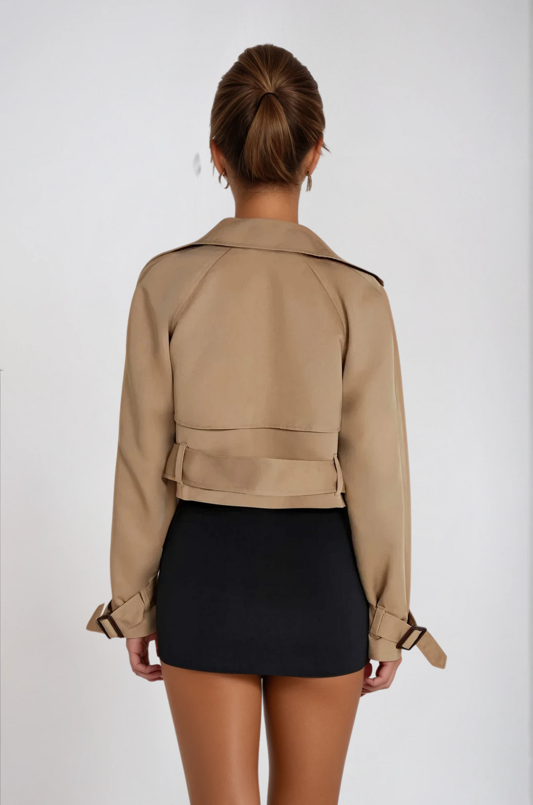 The Fiorenza Cropped Trenchcoat